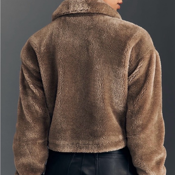 Anthropologie Teddy Jacket in Rich Brown - Picture 3 of 5